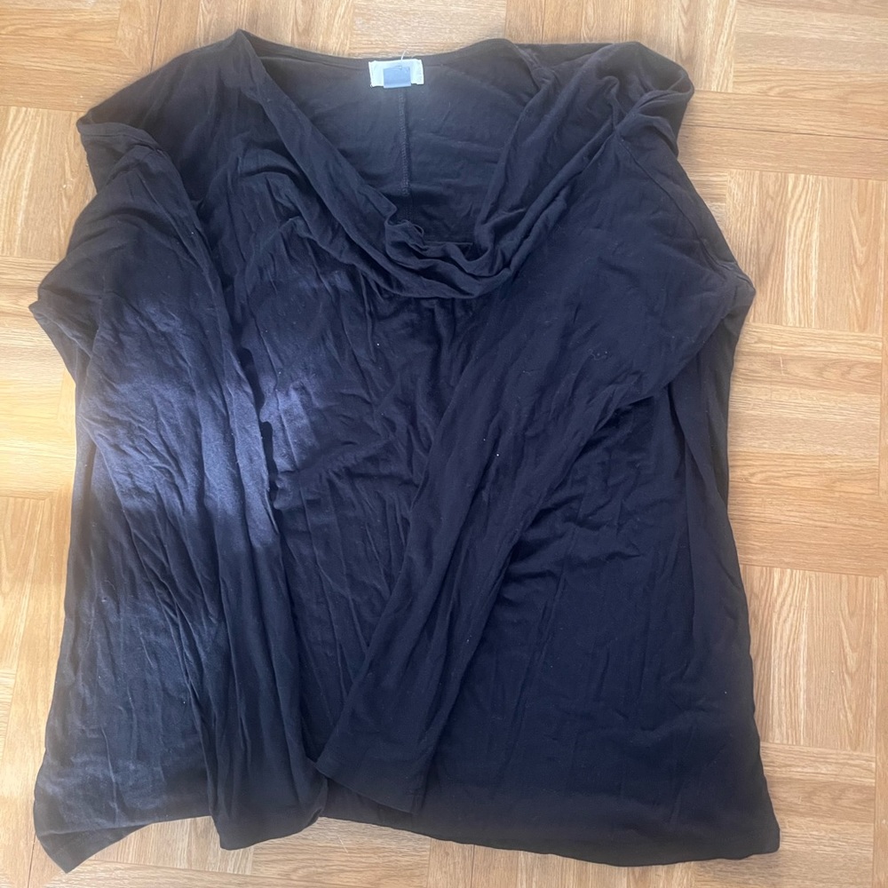 Old Navy Black Cowl Neck Top- XL